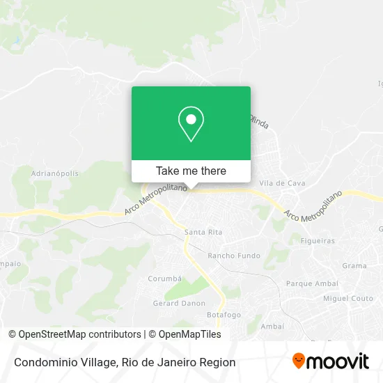 Condominio Village map
