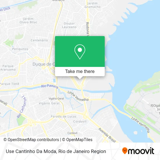 Use Cantinho Da Moda map