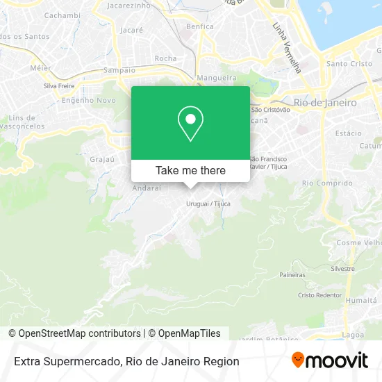 Extra Supermercado map