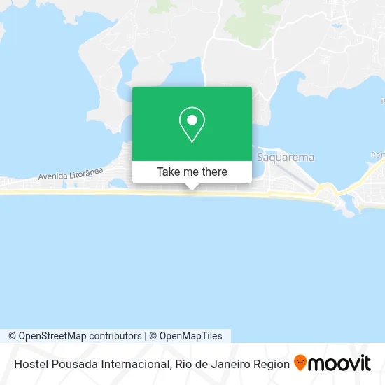 Hostel Pousada Internacional map