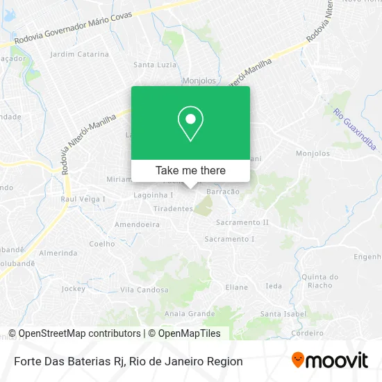 Forte Das Baterias Rj map