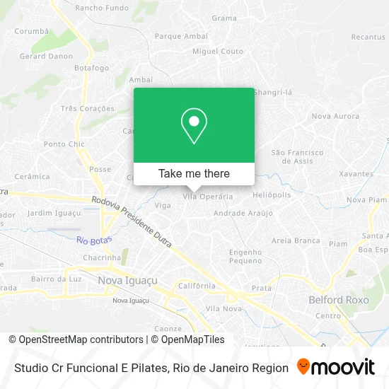 Studio Cr Funcional E Pilates map