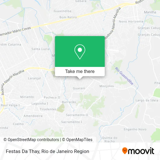 Festas Da Thay map