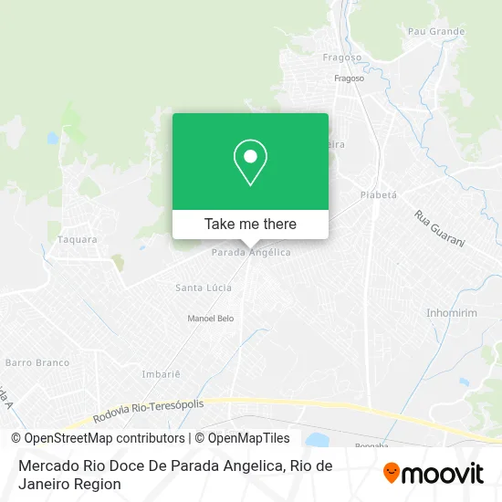 Mercado Rio Doce De Parada Angelica map