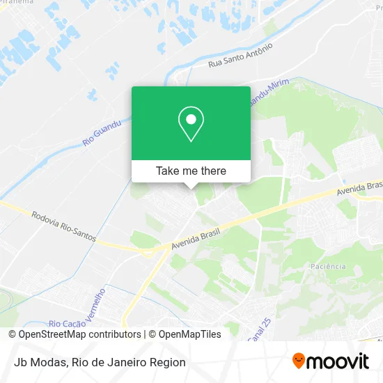 Jb Modas map