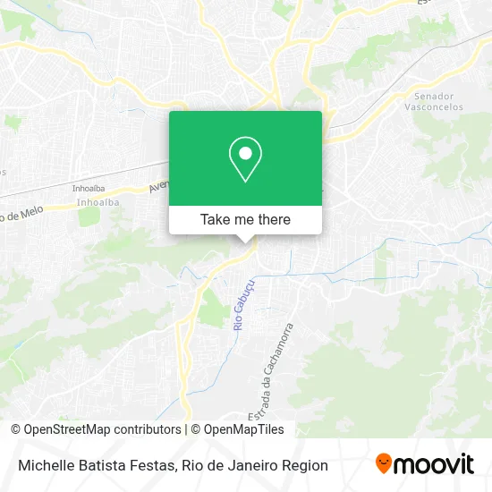 Michelle Batista Festas map