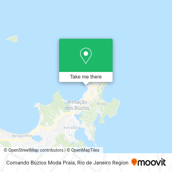 Comando Búzios Moda Praia map