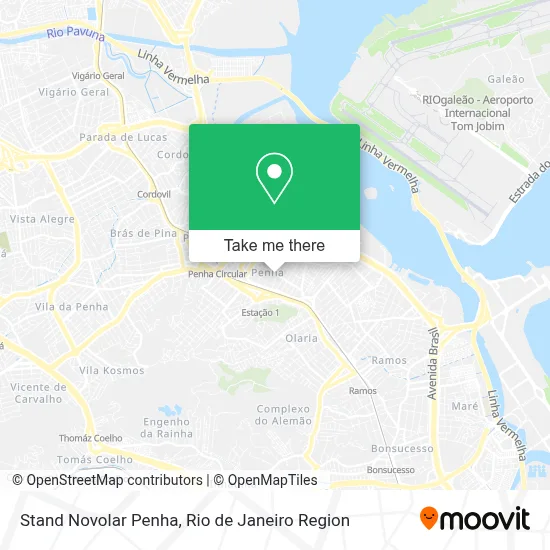 Stand Novolar Penha map