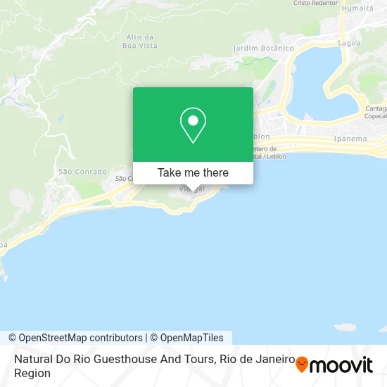 Natural Do Rio Guesthouse And Tours map