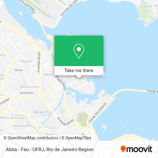 Abba - Fau - UFRJ map