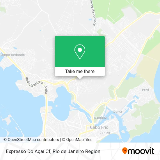 Expresso Do Açaí Cf map
