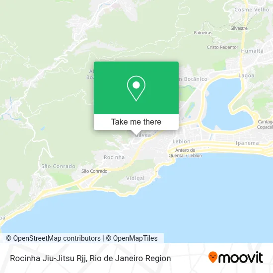 Rocinha Jiu-Jitsu Rjj map