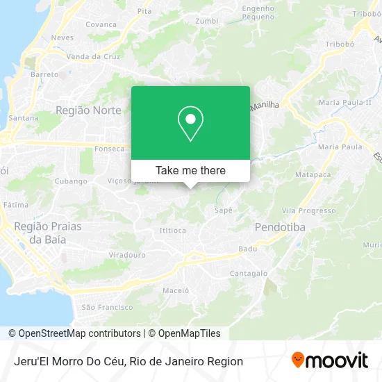 Jeru'El Morro Do Céu map
