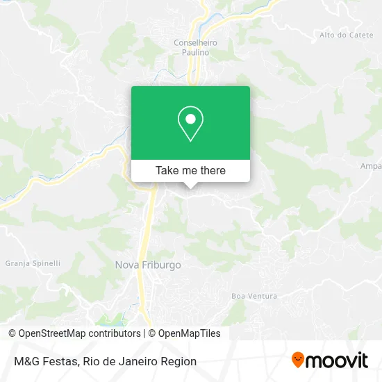 M&G Festas map