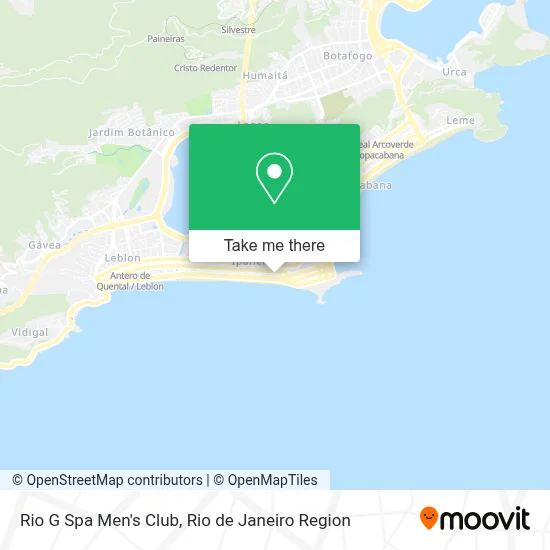 Rio G Spa Men's Club map