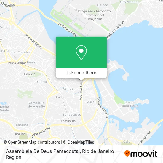 Assembleia De Deus Pentecostal map
