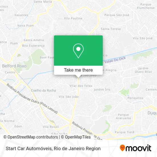 Start Car Automóveis map