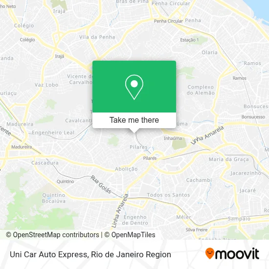 Uni Car Auto Express map