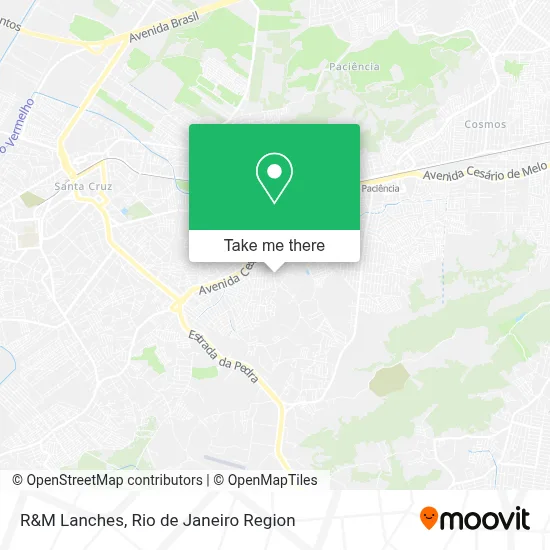 R&M Lanches map