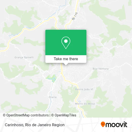 Carinhoso map