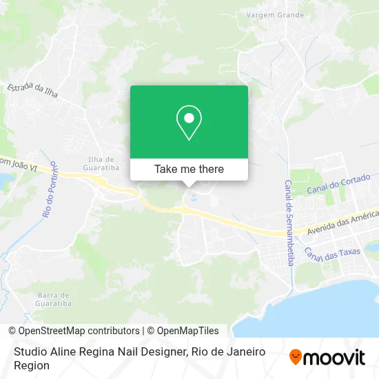 Studio Aline Regina Nail Designer map