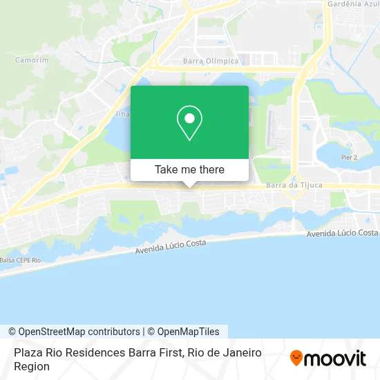 Plaza Rio Residences Barra First map