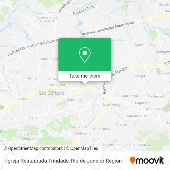 Igreja Restaurada Trindade map