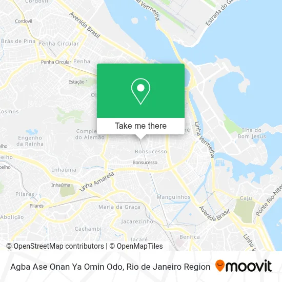Agba Ase Onan Ya Omin Odo map