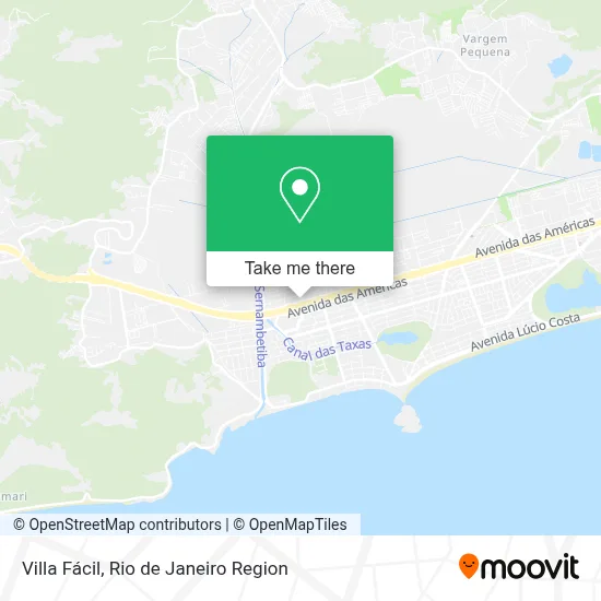 Villa Fácil map