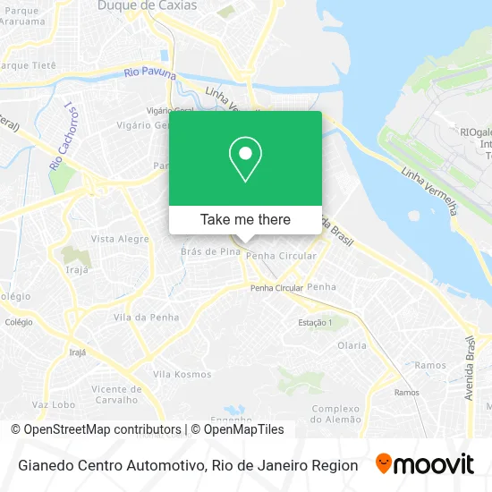 Gianedo Centro Automotivo map