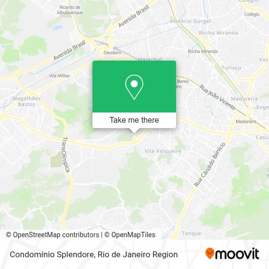 Condomínio Splendore map