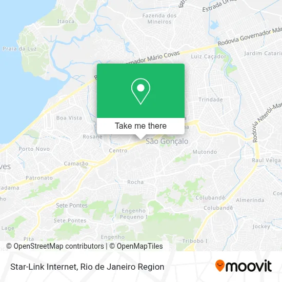 Star-Link Internet map