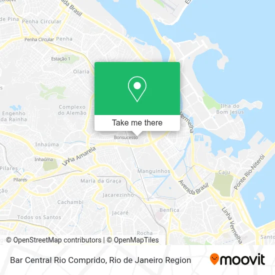 Bar Central Rio Comprido map