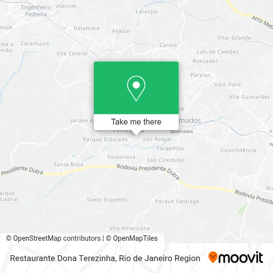 Restaurante Dona Terezinha map
