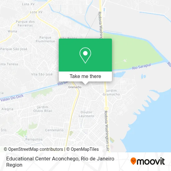 Educational Center Aconchego map