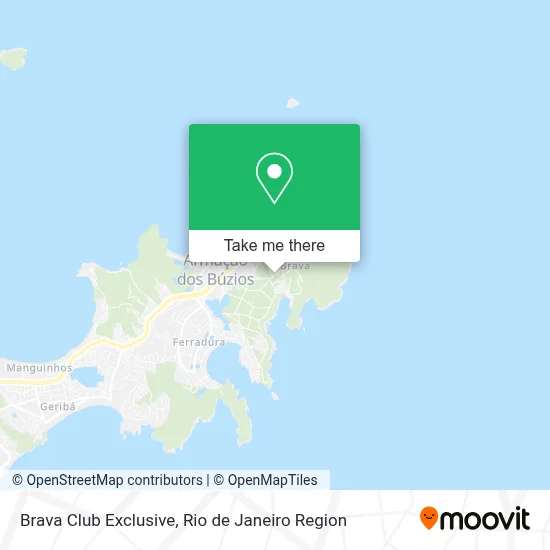 Brava Club Exclusive map