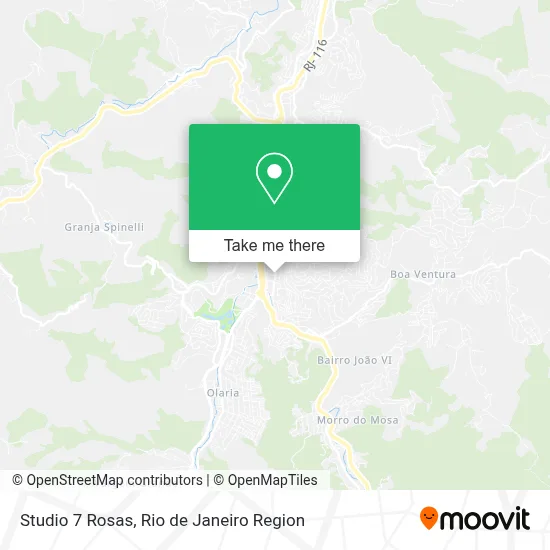 Studio 7 Rosas map