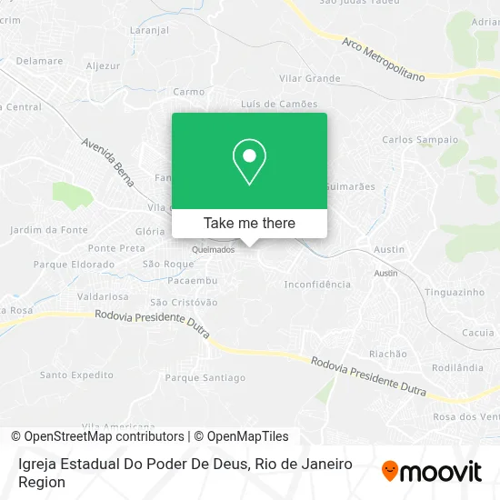 Igreja Estadual Do Poder De Deus map