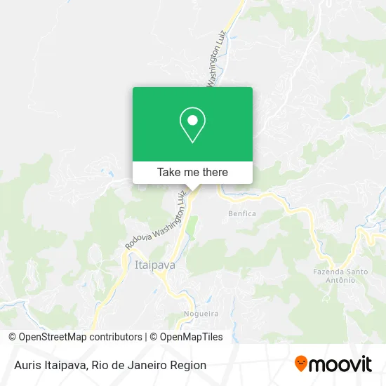 Auris Itaipava map