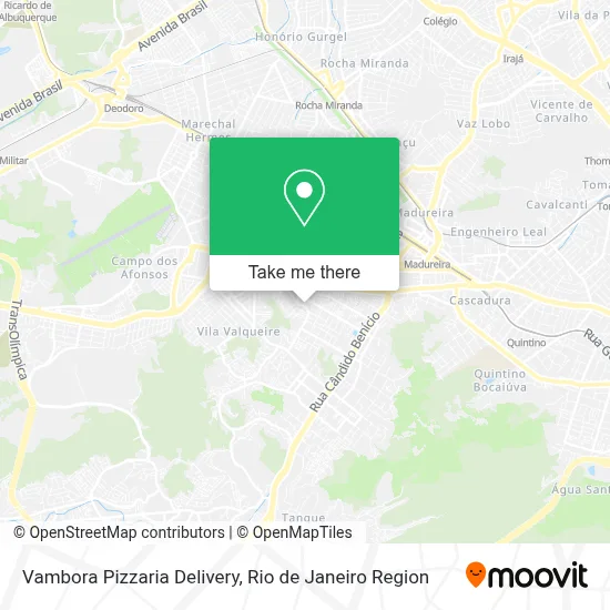 Vambora Pizzaria Delivery map