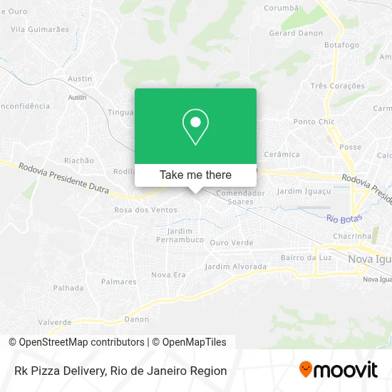 Rk Pizza Delivery map