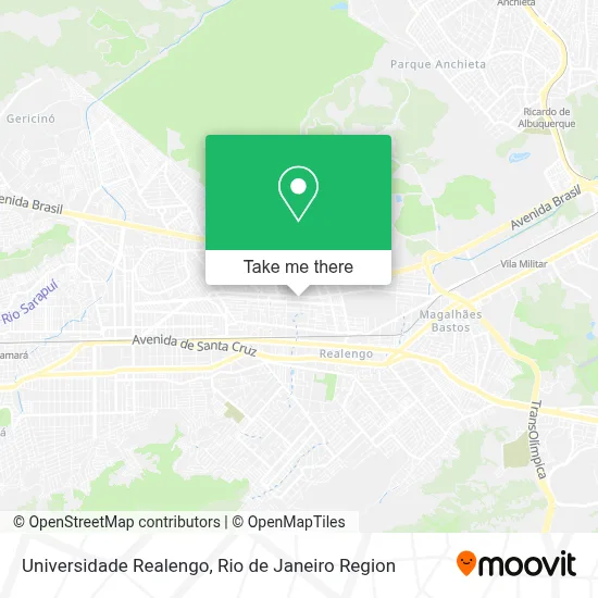 Universidade Realengo map