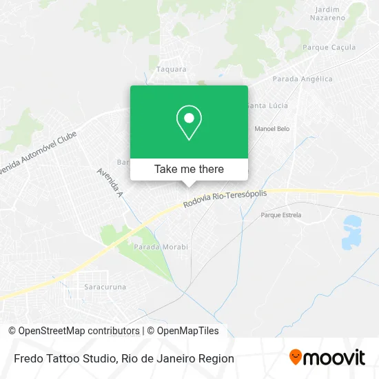 Fredo Tattoo Studio map