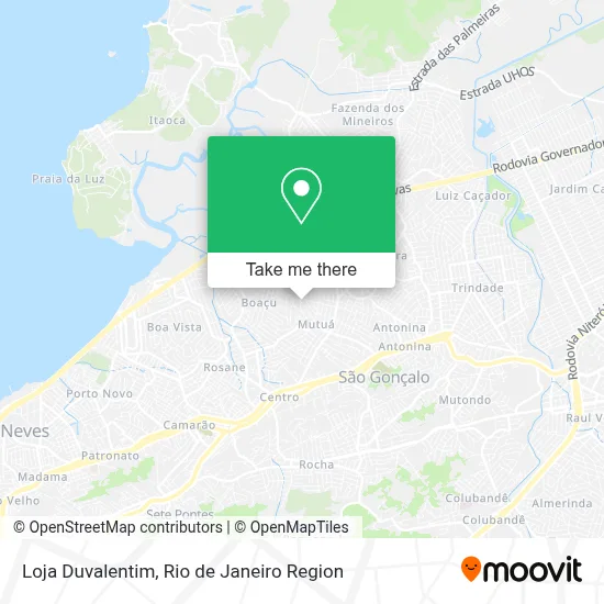 Loja Duvalentim map