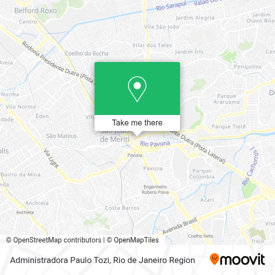 Administradora Paulo Tozi map