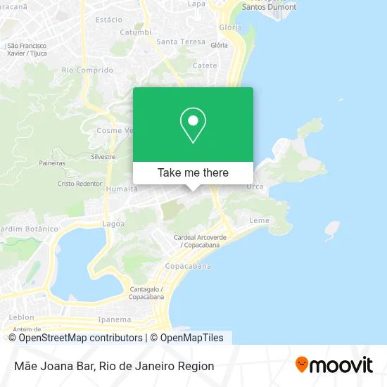 Mãe Joana Bar map