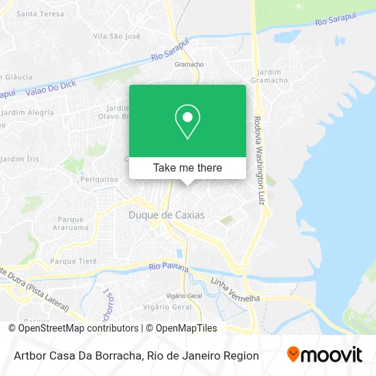 Artbor Casa Da Borracha map