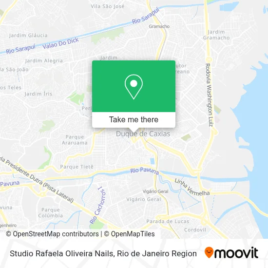 Studio Rafaela Oliveira Nails map