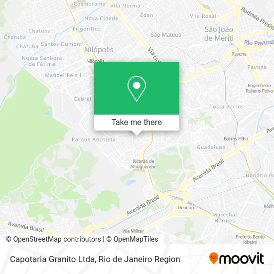 Capotaria Granito Ltda map