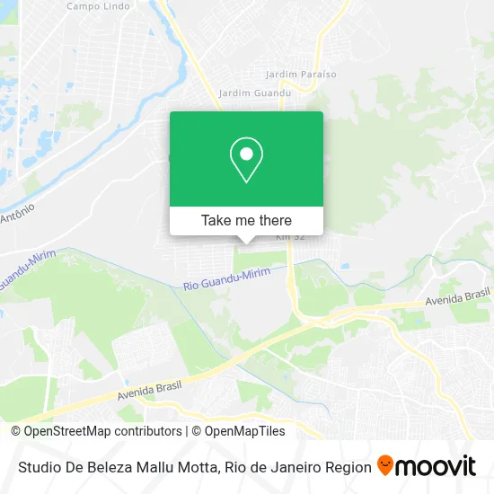 Studio De Beleza Mallu Motta map